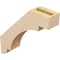 Ekena Millwork 3-inch W x 14-inch D x 14-inch H Aspen Rough Cedar Woodgrain TimberThane Knee Brace, Primed BRCUR03X14X14ASPRCPR - alternate 4